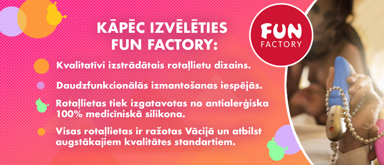 Fun Factory - kvalitāte  pirmajā  	vietā!